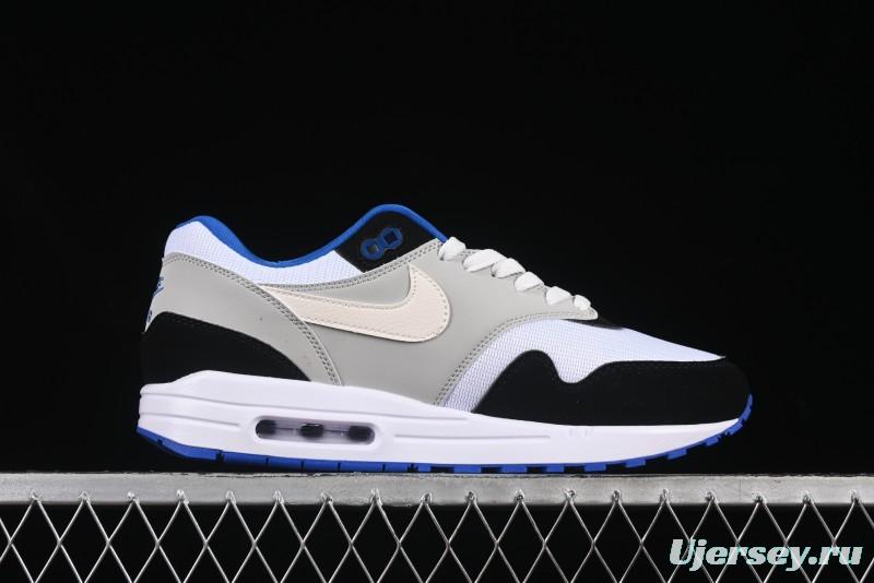Nike Air Max 1 Retro Running Shoes with Half-Sole Air Cushion - 875855-001