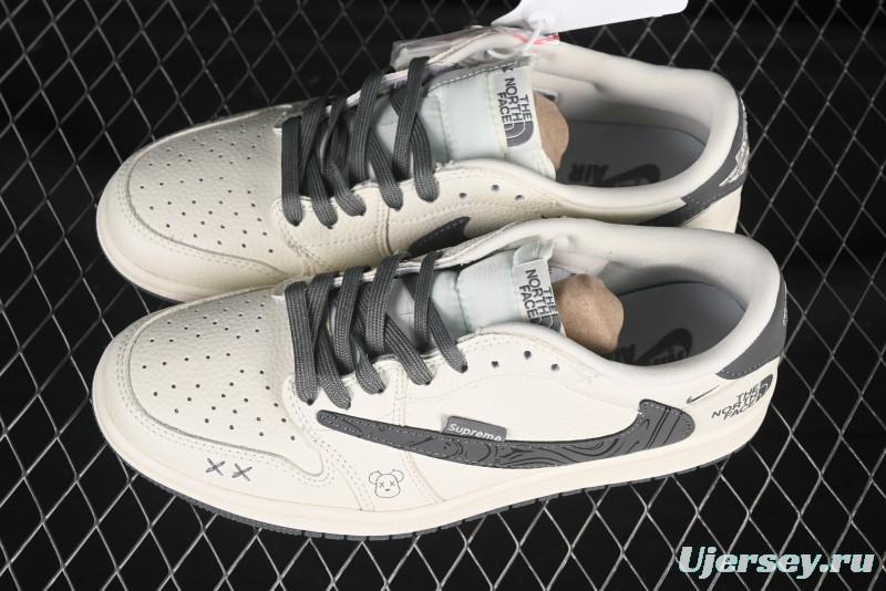 Nike Travis Scott x Fragment Design x Air Jordan 1 Low OG SP AJ1 Low Top Casual Sneakers - XS2024-013