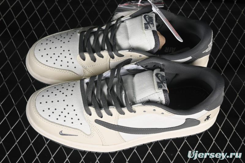 Nike Travis Scott x Fragment Design x Air Jordan 1 Low OG SP AJ1 Casual Sneakers - XS2024-005