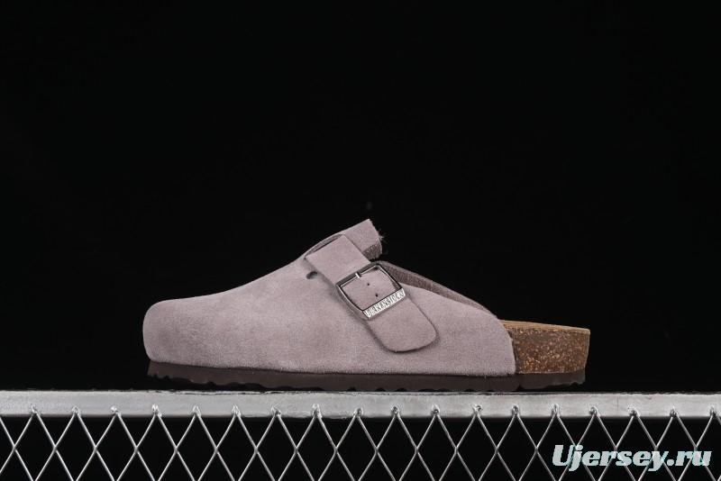 Birkenstock Arizona Soft Footbed Sandals with Suede Leather and Lambswool Lining - G.D4