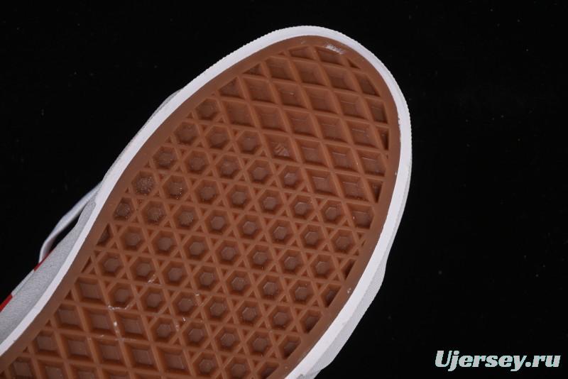 Vans Sk8-Low White Red Checkerboard Slip-Resistant Casual Skate Shoes - VN0A4UUK4W9