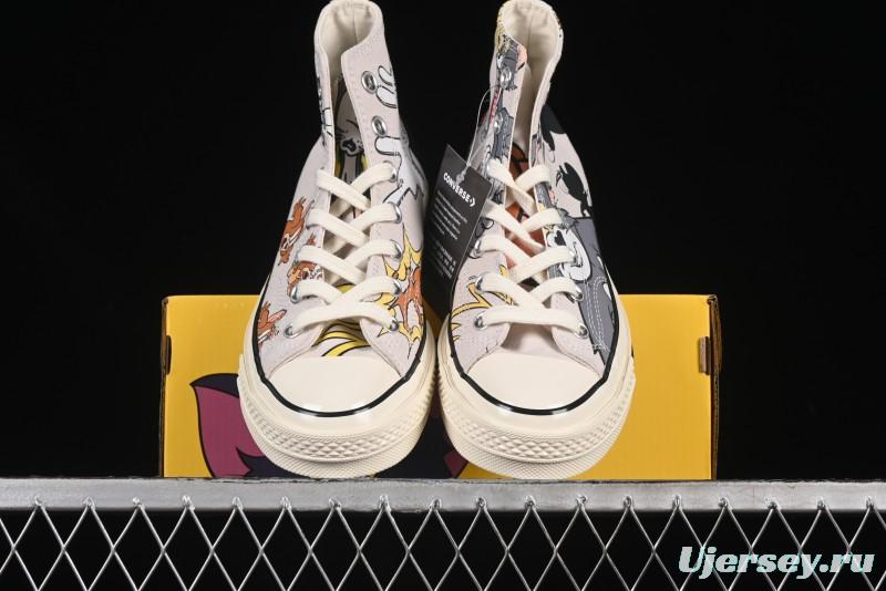 Converse Chuck Taylor All Star 1970s High Top Tom and Jerry Themed Casual Sneakers - A15111C