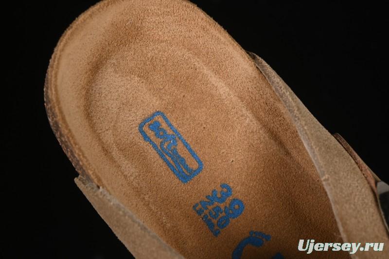 Birkenstock Arizona Soft Footbed Sandals with Suede Leather and Lambswool Lining - G.D4
