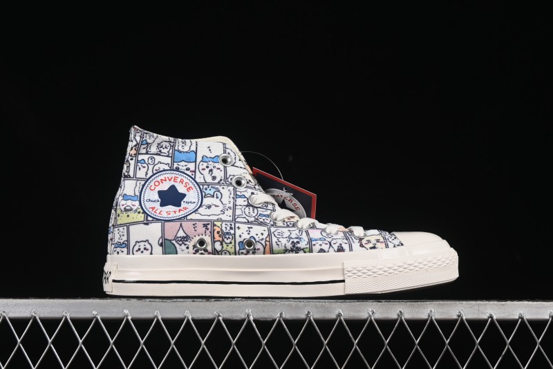 Converse Chiikawa x Converse All Star CM Hi Usagi Emoji Collaboration High Top Casual Sneakers - 1SE426
