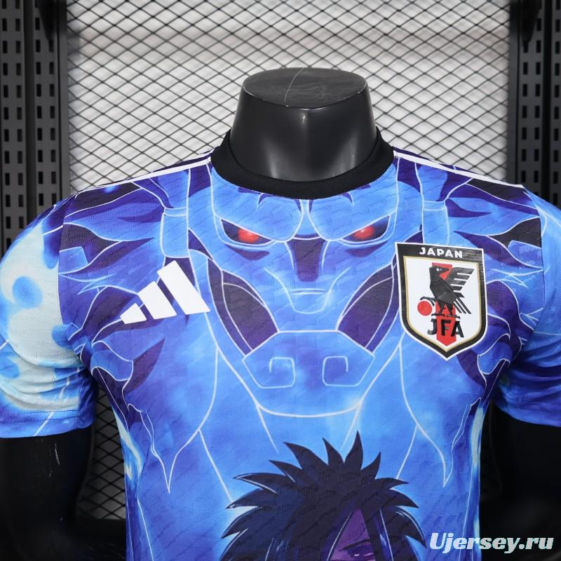 Player Version 2025 Japan Blue with Anime Character Design Jersey