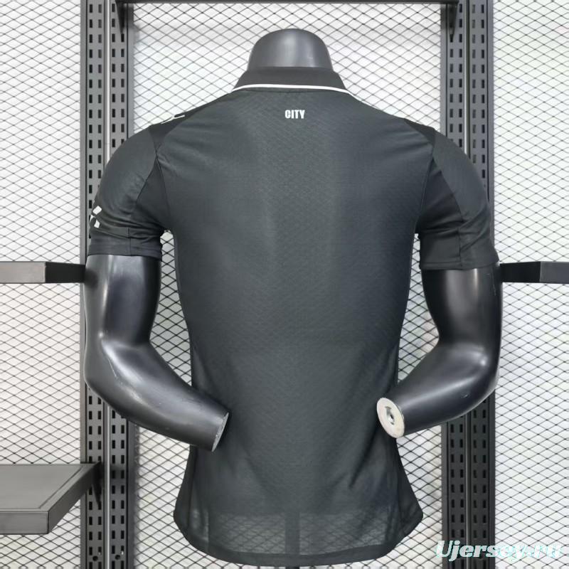 Player Version 25/26 Manchester City Black Away Jersey