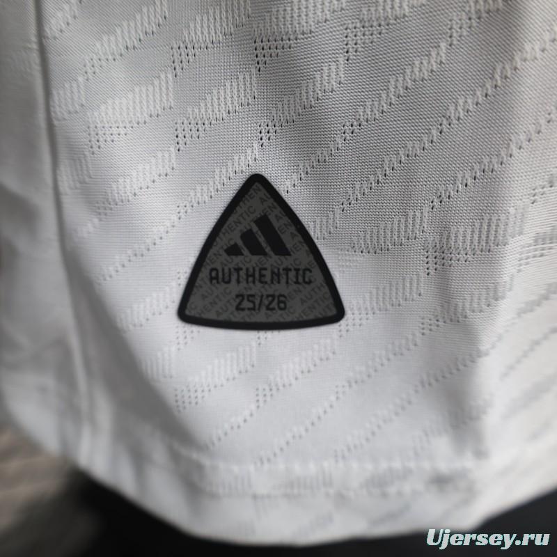 Player Version 25/26 Ajax White Jersey with Bob Marley Tribute Design