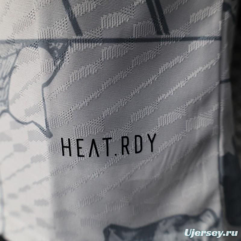 Player Version 2025 Japan White with One Piece Gear 5 Design Jersey