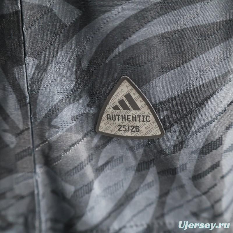 Player Version 25/26 Liverpool Black with Pink Accents Design Jersey