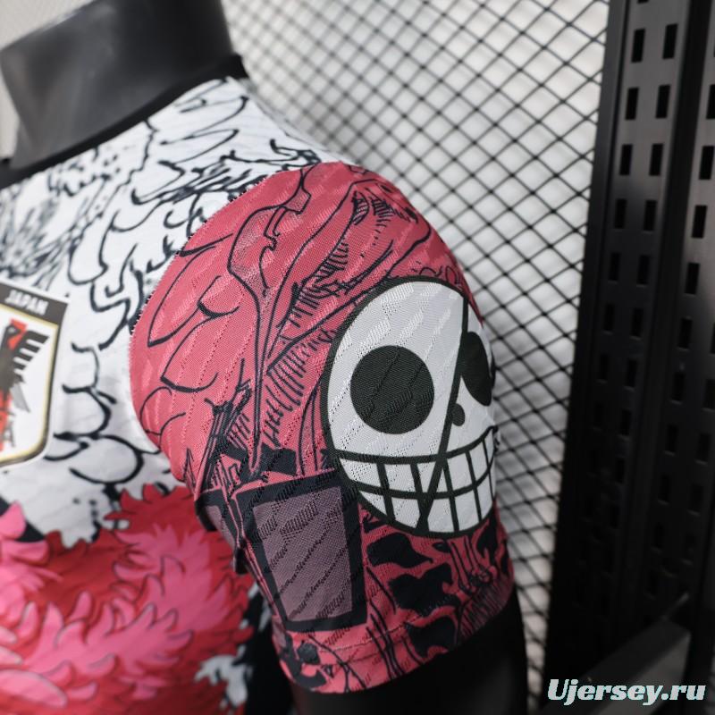 Player Version 2025 Japan White with Anime Character Pattern Jersey