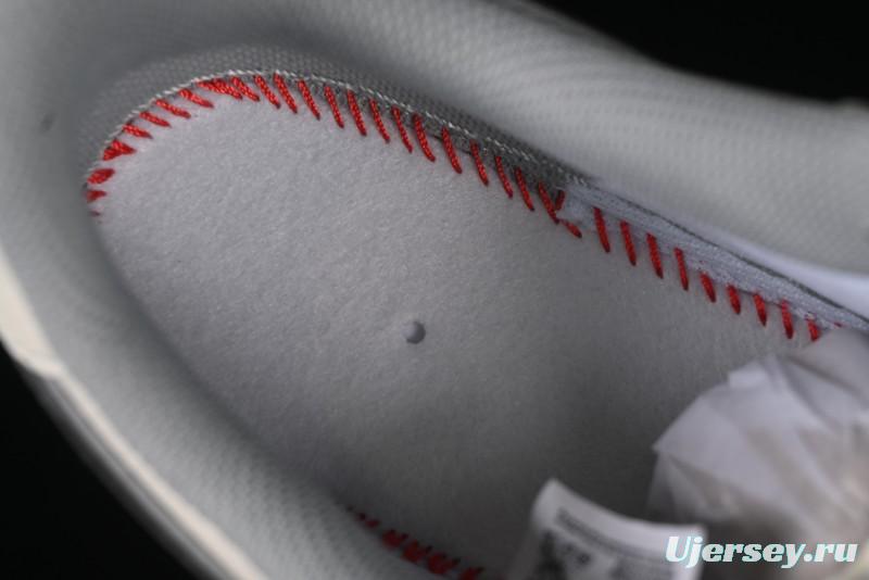 Nike Air Force 1 '07 Low The North Face x CDG Light Grey Swoosh Casual Sneakers - HH7518-052