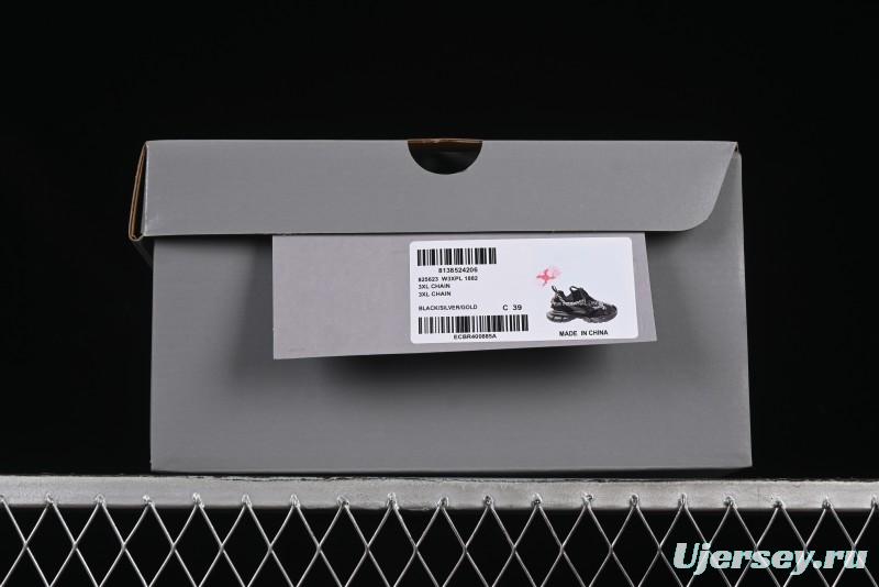 Balenciaga Phantom Sneaker 3XL Running Shoes with Transparent Heel Strap - W3XPL1882