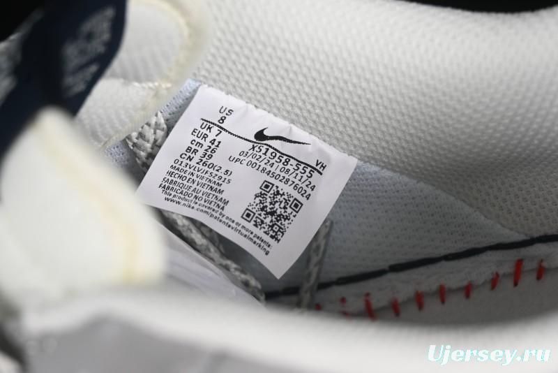 Nike Air Force 1 '07 Low Stussy Double Flame Casual Sneakers with Full-Length Air Cushion - XS1958-555