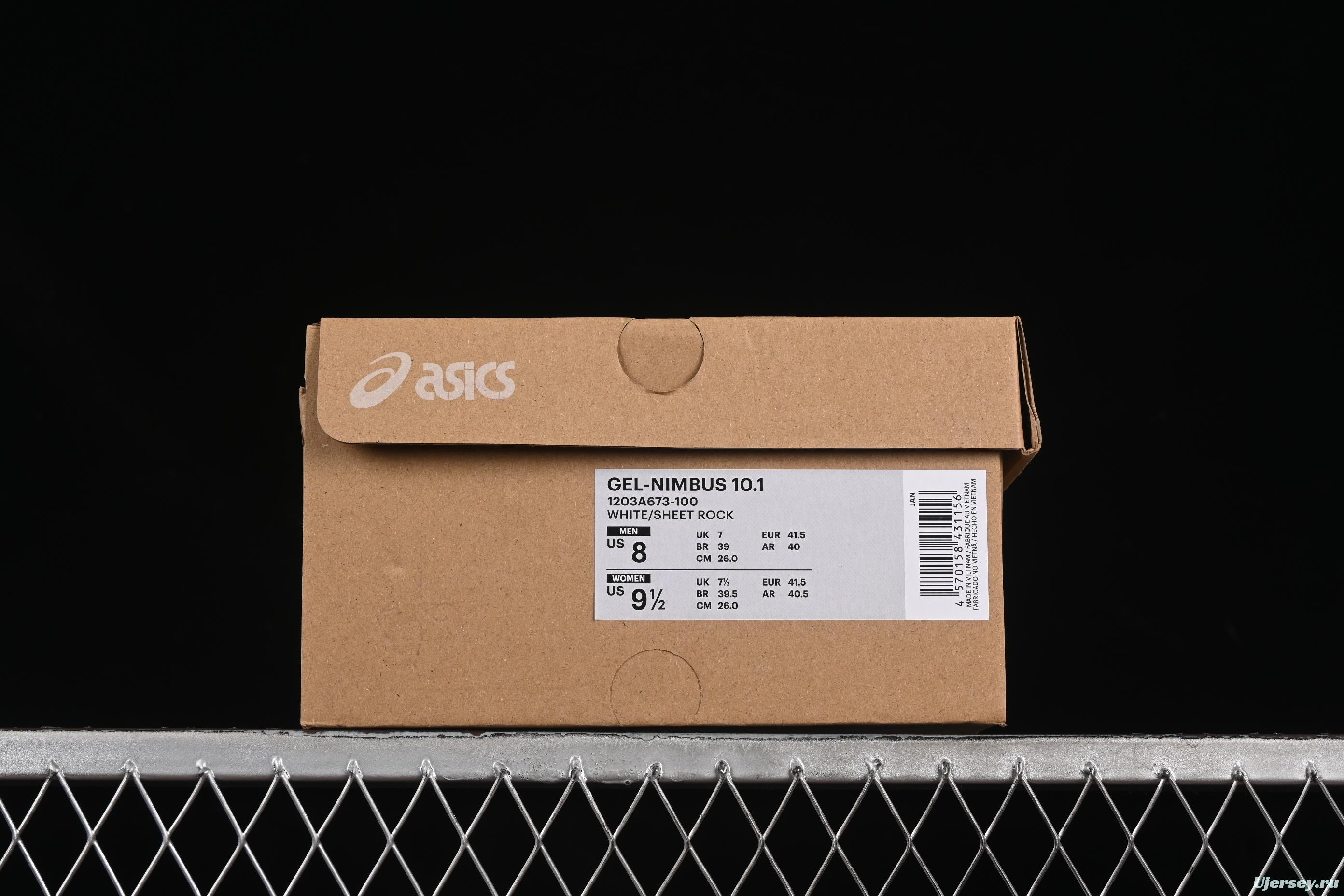 Asics Gel-Nimbus 10.1 Retro Breathable Casual Shoes with Cushioning for Men - 1203A673-100