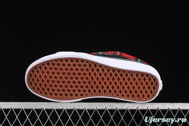 Vans Sk8-Mid Anaheim Collection Scottish Plaid Casual Low-Top Canvas Shoes - VN0A4UWIVNE