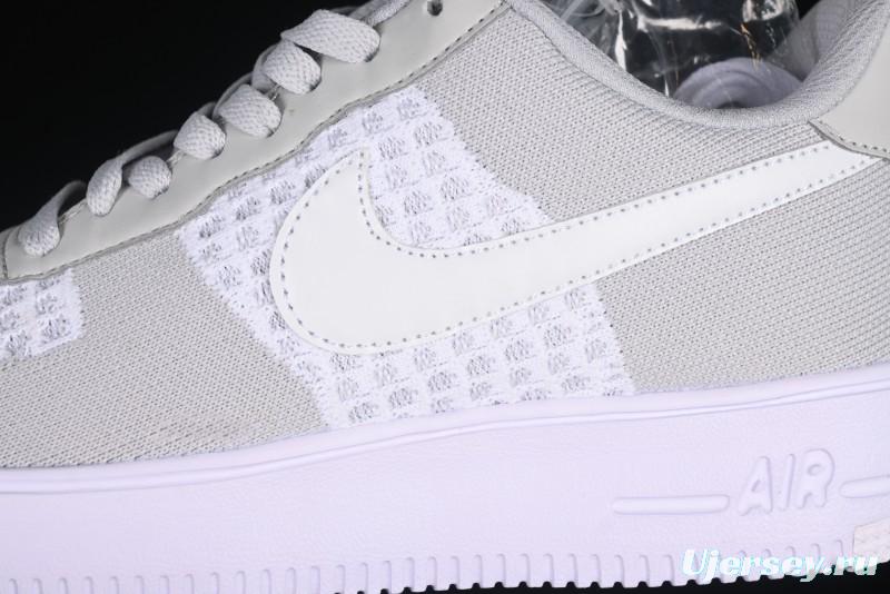 Nike Air Force 1 '07 Low 2.0 Flyknit Casual Sneakers with Full-Length Air Cushion - CI0051-500