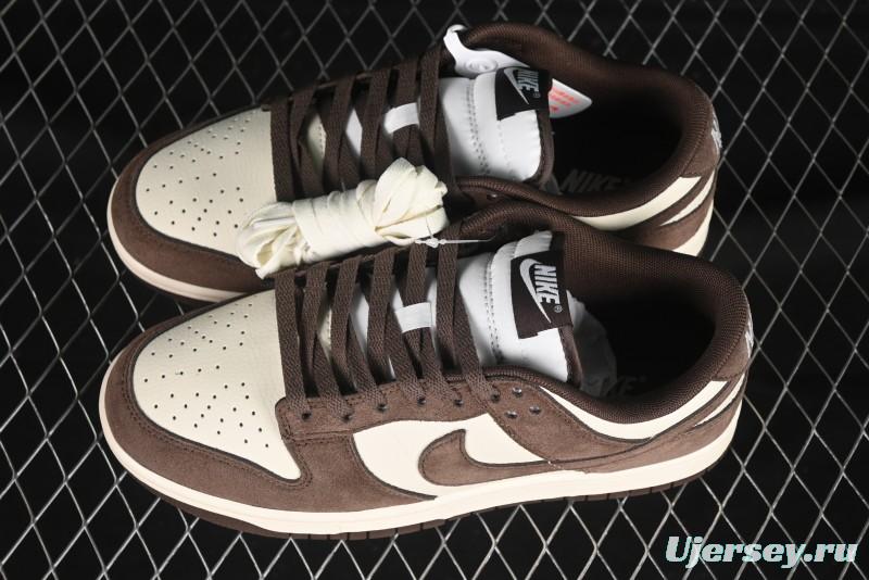 Nike SB Dunk Low White Mocha Low-Top Casual Skate Shoes - FQ8249-104