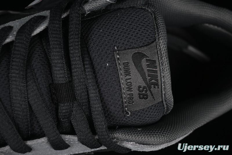 Nike SB Dunk Low Black Grey Low-Top Casual Skate Shoes - HF3063-001
