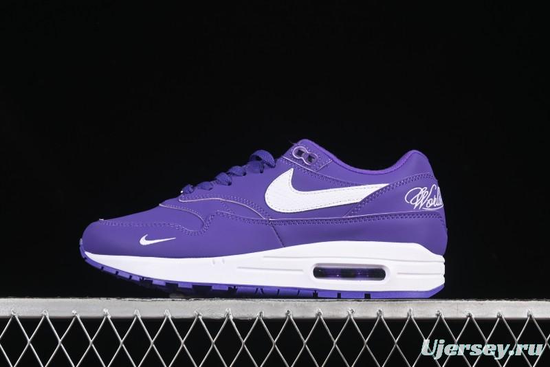 Nike Air Max 1 Retro Running Shoes with Half-Sole Air Cushion - HF8813-500