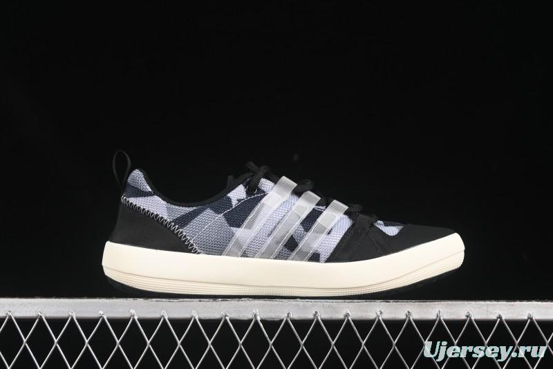 Adidas Climacool Boat Lace Graphic Running Shoes with Breathable Mesh and Cushioned Sole - BA8397
