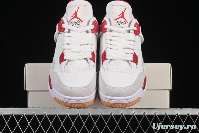 Nike SB x Air Jordan 4 OG "Varsity Red" Retro Basketball Shoes - DR5415-106