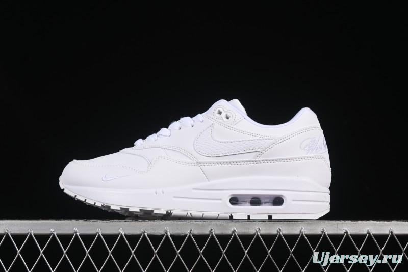 Nike Air Max 1 Retro Running Shoes with Half-Sole Air Cushion - HF8813-100