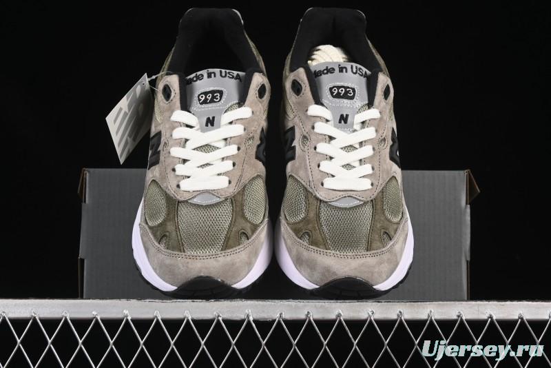 New Balance Made In USA M993 Classic Retro Running Shoes - U993JJ