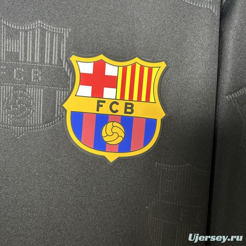 25/26 FC Barcelona Black with Spotify Logo Jersey