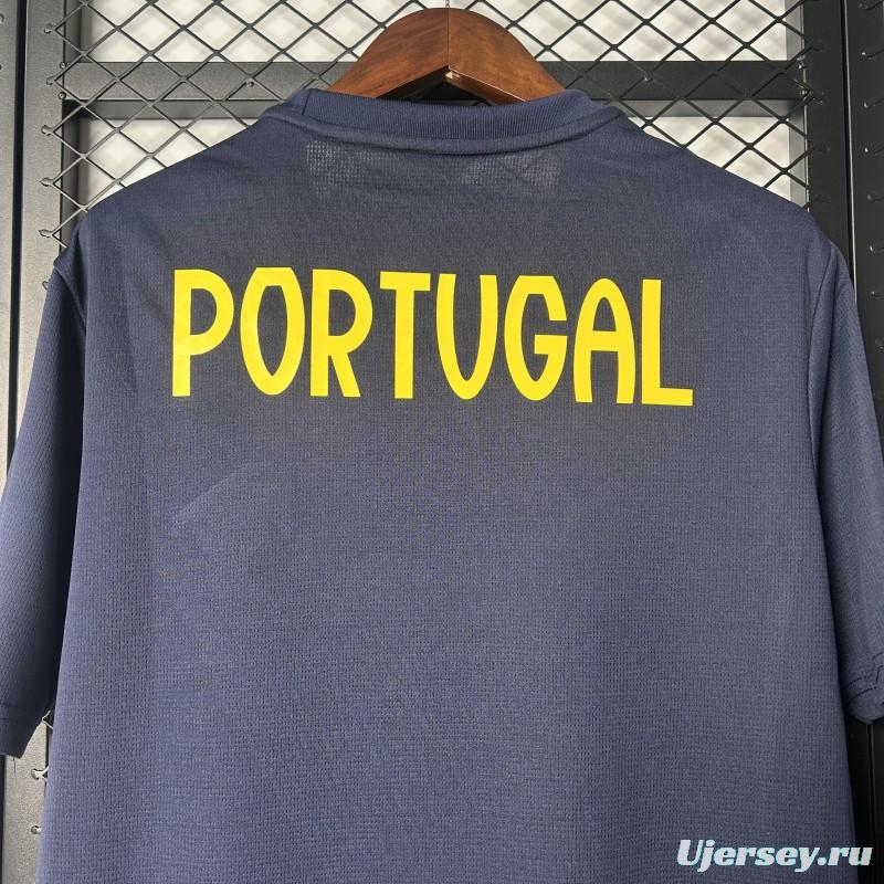 2025 Portugal Navy Pre-Match Jersey
