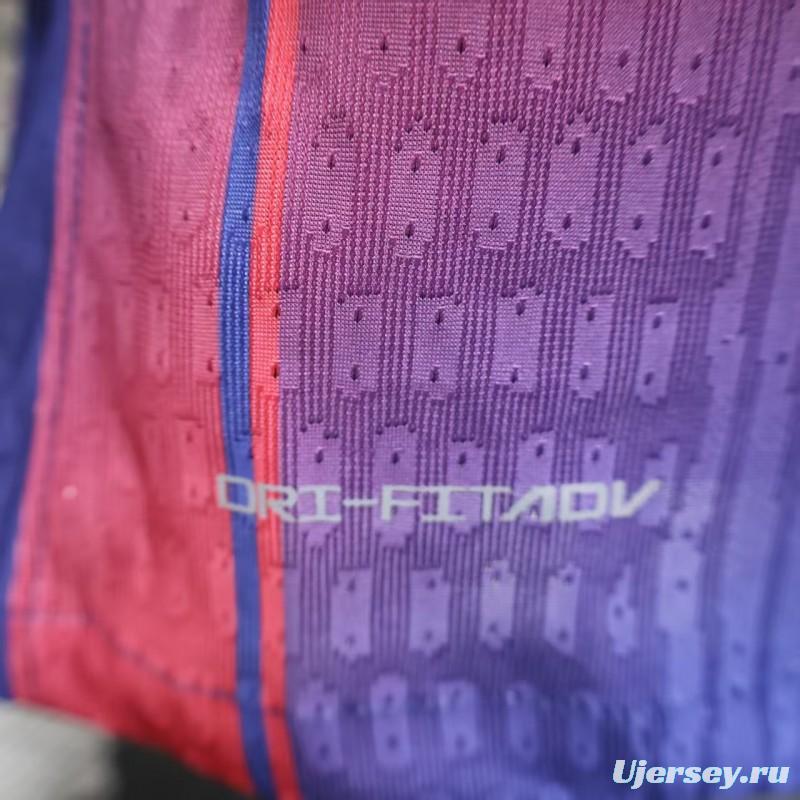 Player Version 25/26 Barcelona Home Jersey