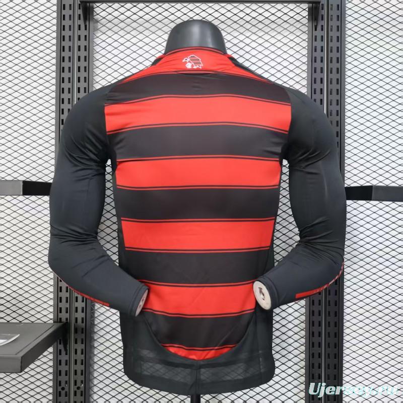 Player Version 25/26 Flamengo Home Long Sleeve Jersey