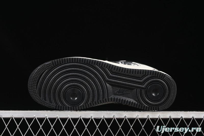 Nike Air Force 1 '07 Low LV Collaboration Cream Black Casual Sneakers - BZ6808-103