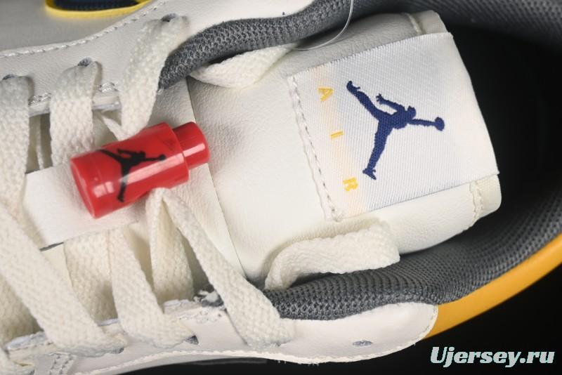 Nike Air Jordan 1 Low AJ1 Mismatched Swoosh Casual Sneakers - HV4511-133