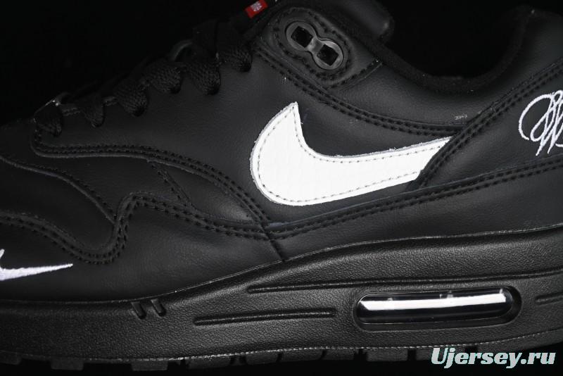 Nike Air Max 1 Retro Running Shoes with Half-Sole Air Cushion - HF8813-001