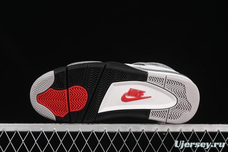 Nike Air Jordan 4 Retro White Cement Basketball Shoes - FV5029-100