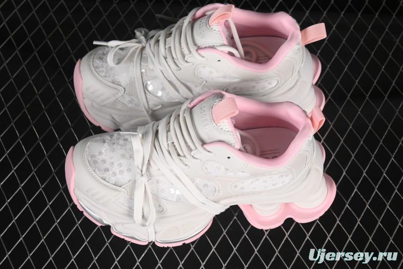 GG-CC Star Same Style Lace-Up Hollow-Out Chunky Sneakers with 5cm Hidden Heel - G25U9988