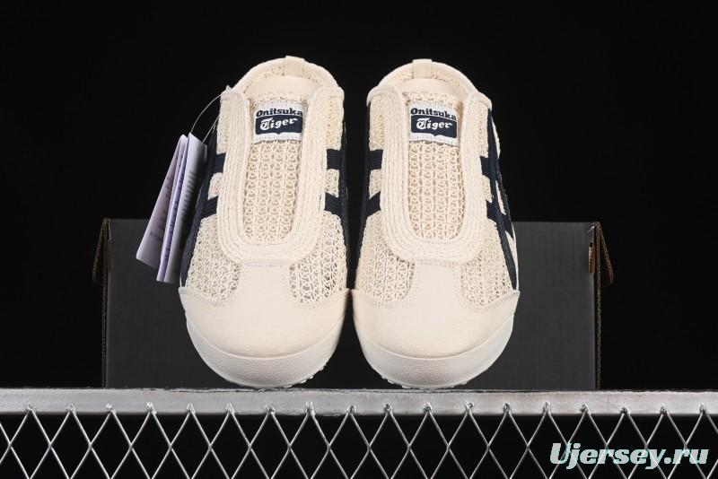 Onitsuka Tiger Mexico 66 Sabot Slip-On Shoes with Breathable Mesh Upper - 1183C123-200