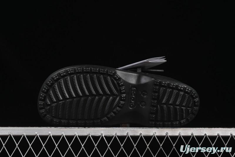 Crocs Mary Jane Classic Simple Casual Beach Clog Sandals - B.D4