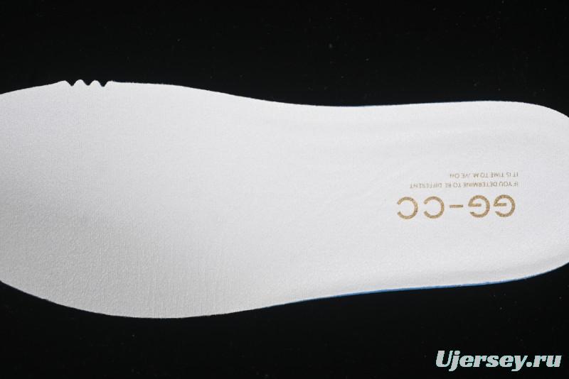 GG-CC Starry Sky Particle Silver White Lace-up Hollow Out Chunky Sneakers with 5cm Height Boost - G25U9778