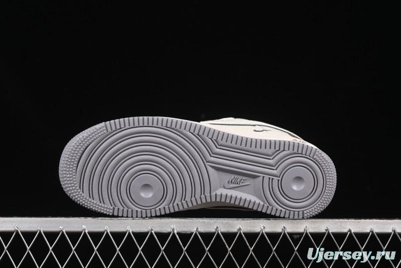 Nike Air Force 1 '07 Low BAPE Collaboration Beige Starry Sky Casual Sneakers - HH7518-065