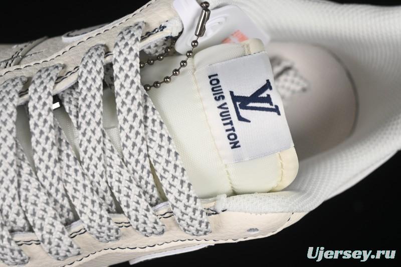 Nike Air Force 1 '07 Low LV Collaboration Black Swoosh Logo Casual Sneakers - XX3168-160