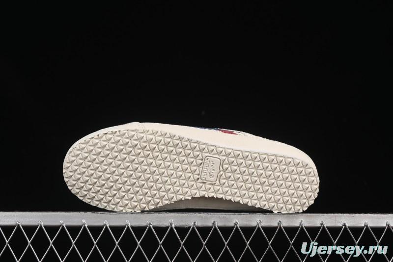 Onitsuka Tiger Mexico 66 Sabot Slip-On Sneakers with Breathable Mesh Upper - 1183C123-100