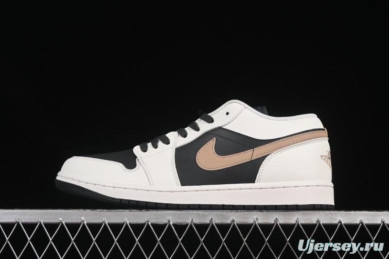 Nike Air Jordan 1 Low AJ1 Retro Casual Sneakers in Black White Grey - IH0649-021