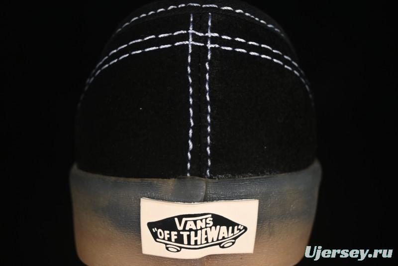 Vans Premium Authentic Suede Retro Sneakers with Translucent Rubber Sole - VN000CRQ6RJ