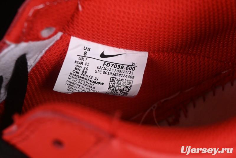 Nike Air Force 1'07 Low Watermelon Red Casual Sneakers with Full-Length Air Cushion - FD7039-600