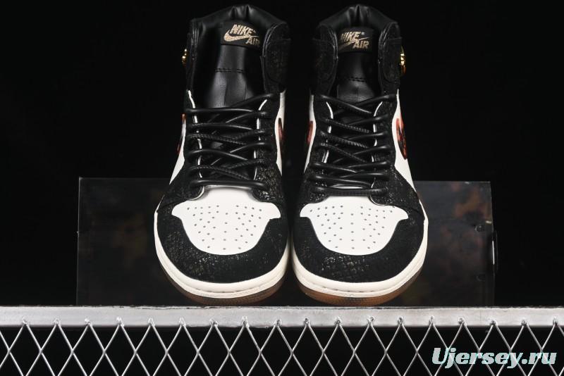 Nike Air Jordan 1 High Retro OG "CNY" Basketball Shoes with Traditional Chinese Auspicious Elements - IB3165-091