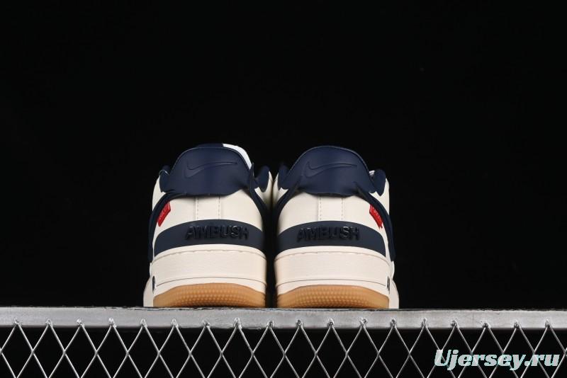 Nike Air Force 1 '07 Low Gucci Collaboration Large Swoosh Gum Sole Casual Sneakers - XS3464-576