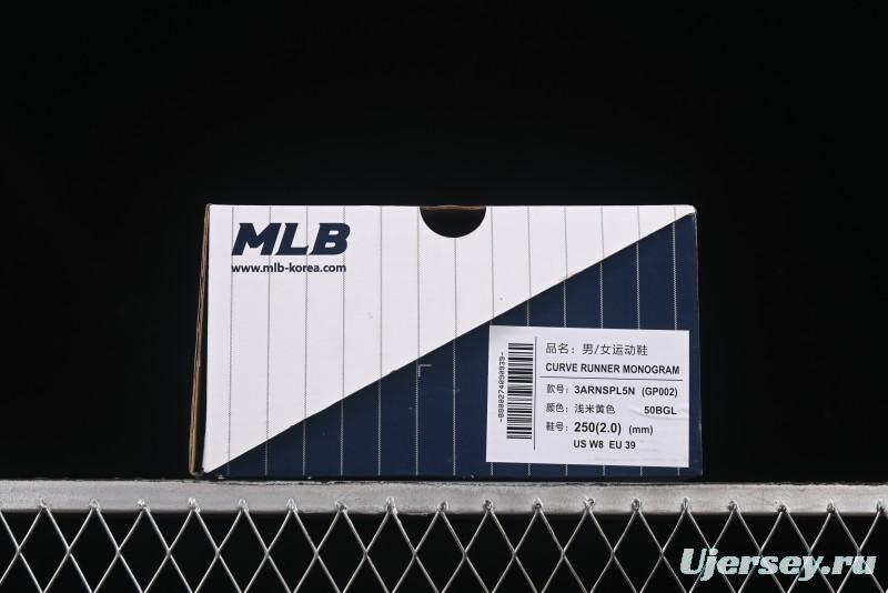 New York Yankees MLB Chunky Curve Runner Monogram Thick Sole Casual Running Shoes - 3ARNSPL5N50BGL