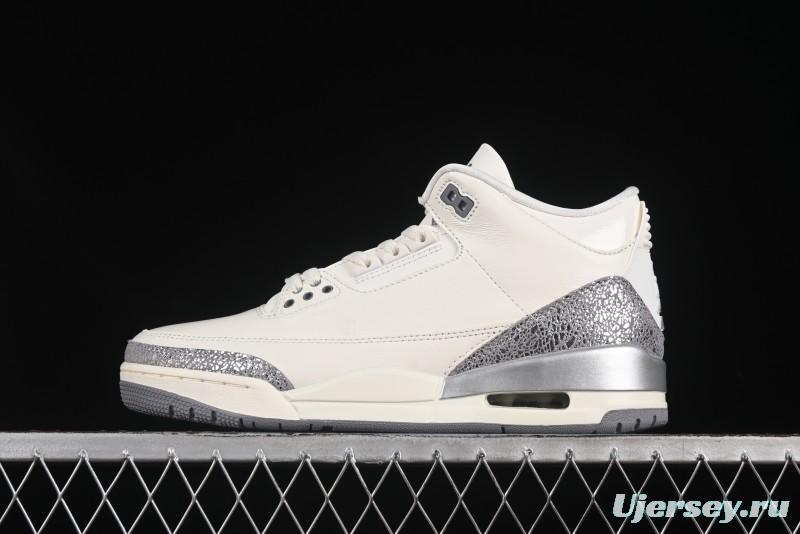 Nike Air Jordan 3 Retro OG Sail Metallic Silver - CK9246-100