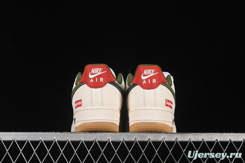 Nike Air Force 1 '07 Low Supreme Collaboration Gradient Gum Sole Casual Sneakers - XS1958-567